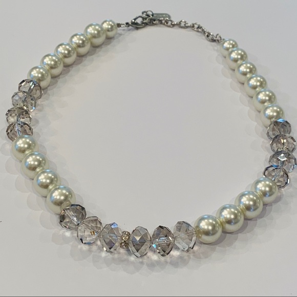 kissaka Jewelry - Kissaka retro vintage style pearl faceted glass